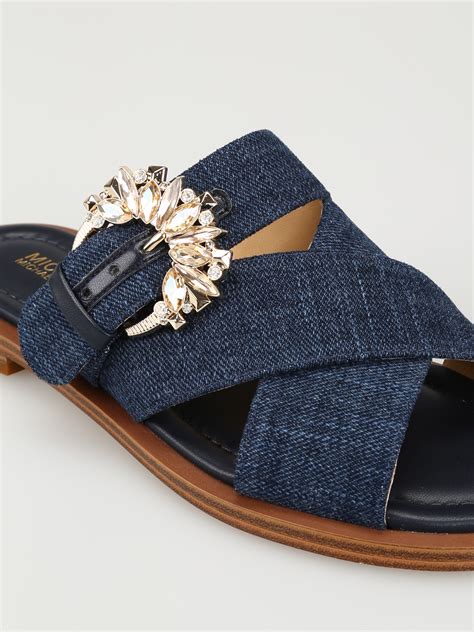 tong michael kors femme|michael kors denim sandals.